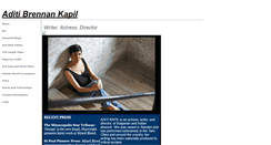 Desktop Screenshot of aditikapil.com